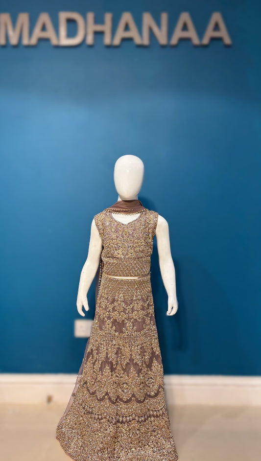 SUNEHRIPARI IN MAUVE 4-9 YRS KMO002C12
